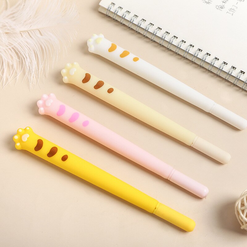 Cute Cat Paw Soft Silicone Gel Pen