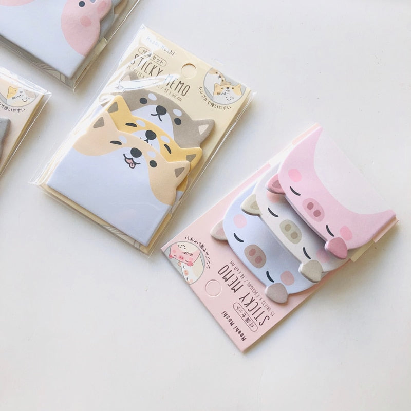 Cute Animal Sticky Notes