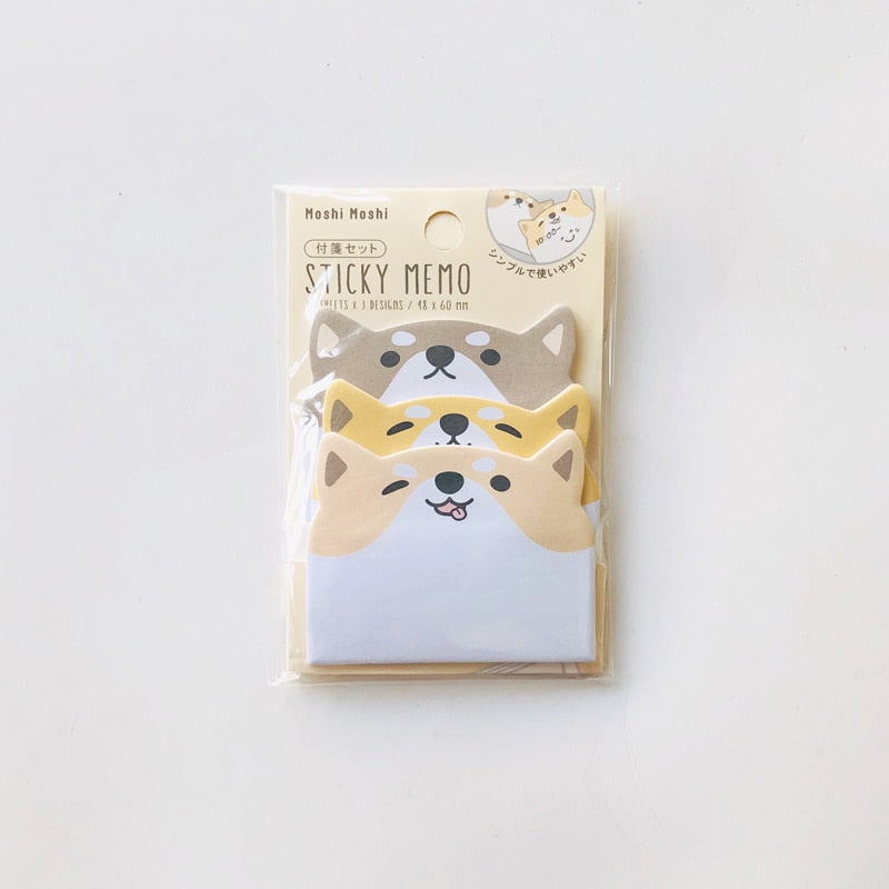 Cute Animal Sticky Notes