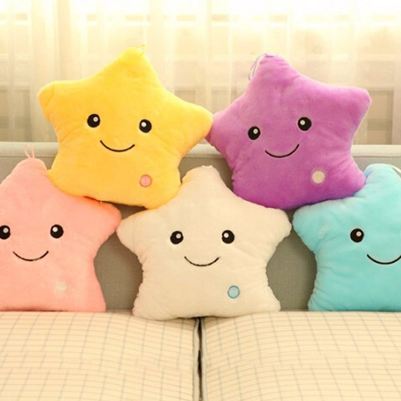 Cute LED Star Light Pillow