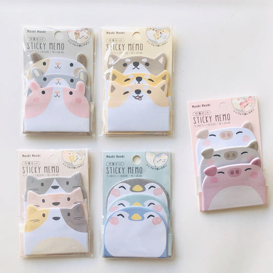 Cute Animal Sticky Notes