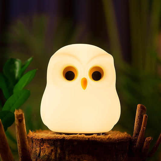 Cute Owl LED Night Lamp with 7 Colour Modes