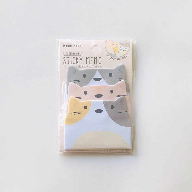 Cute Animal Sticky Notes