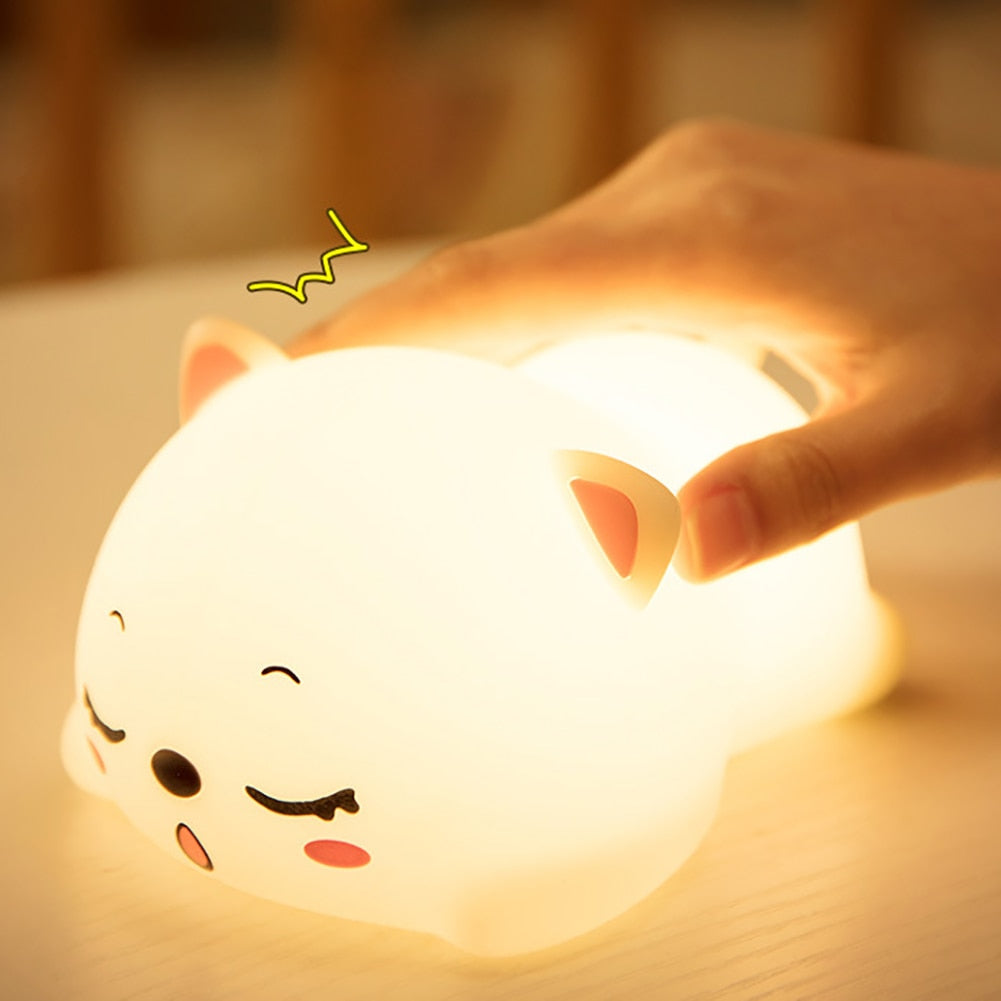 Cute Shining Star LED Night Lamp with 7 Colour Modes