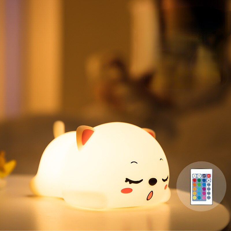 Cute Shining Star LED Night Lamp with 7 Colour Modes