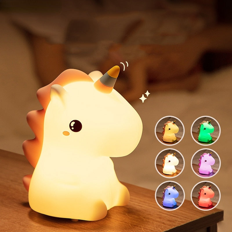 Cute Shining Star LED Night Lamp with 7 Colour Modes