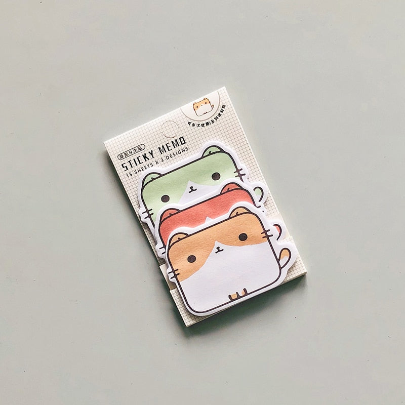 Cute Animal Sticky Notes