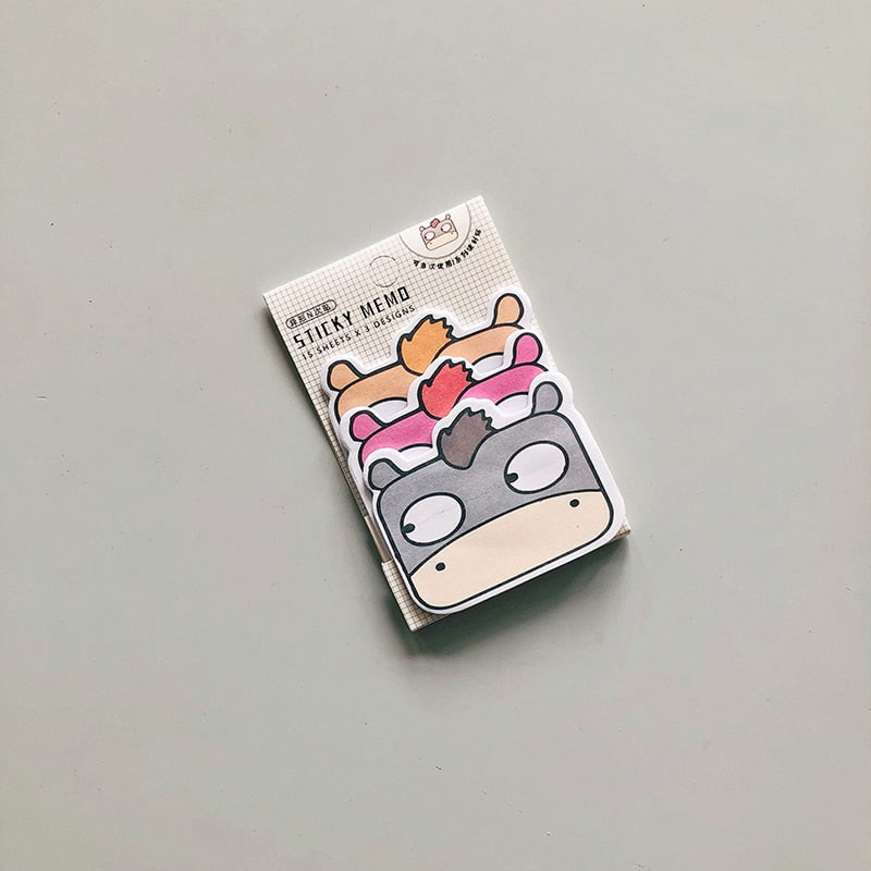 Cute Animal Sticky Notes