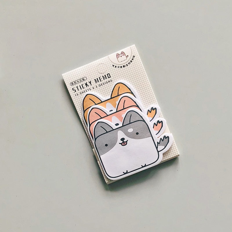 Cute Animal Sticky Notes