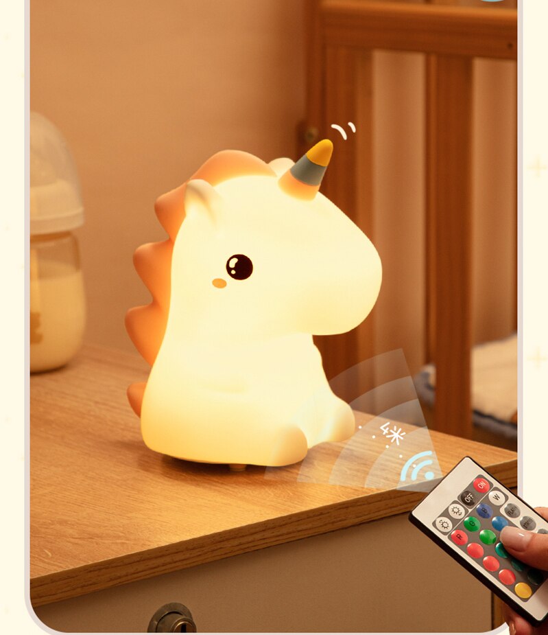 Cute Shining Star LED Night Lamp with 7 Colour Modes