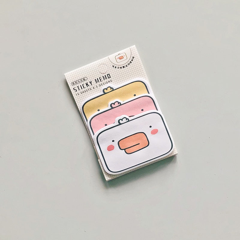 Cute Animal Sticky Notes